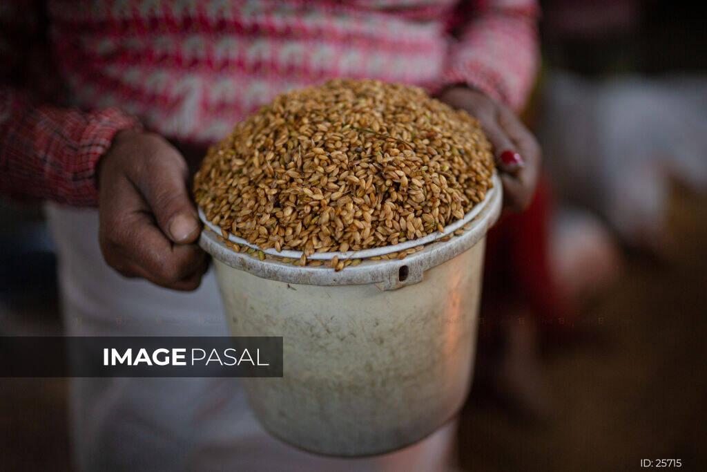 Beaten Rice Making Process